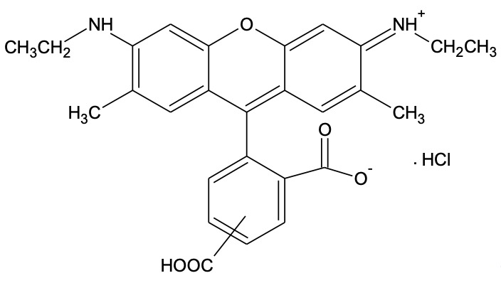 5(6)-CR6G [5-(and-6)-Carboxyrhodamine 6G, hydrochloride]