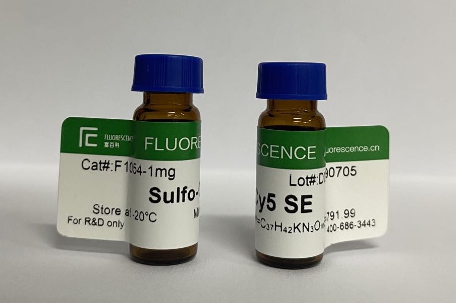 Sulfo-Cy5 SE，Cyanine 5 monosuccinimidyl ester, potassium salt